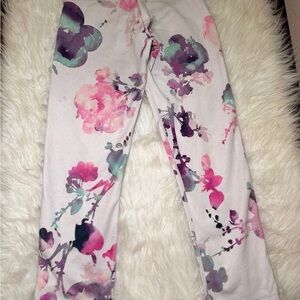 lululemon athletica Floral Leggings - Pink and Purple